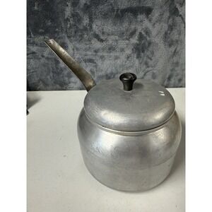 Vintage Wear-Ever Aluminum Double Boiler No. 2432 Pan Made in USA